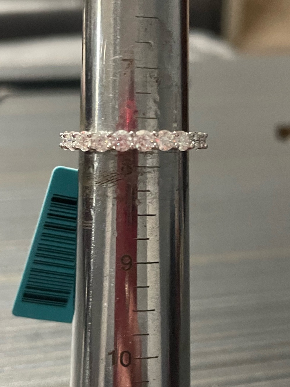 Moissanite Eternity Ring
